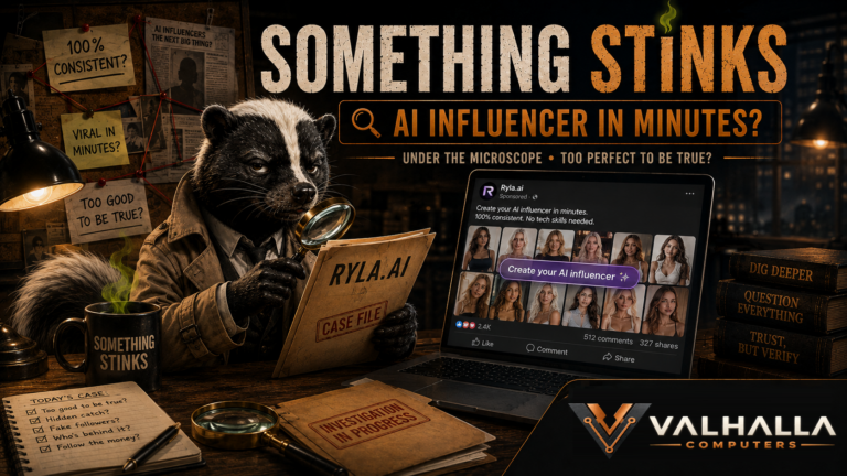 Something Stinks – Episode 07: Your “Viral AI Influencer in Minutes” May Take a Little Longer Than That