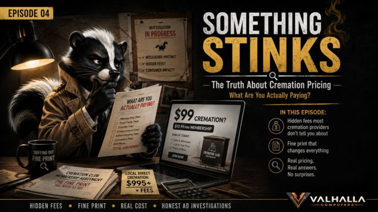 Something Stinks — Episode 04: “$99 Cremation?” What Are You Actually Paying For?