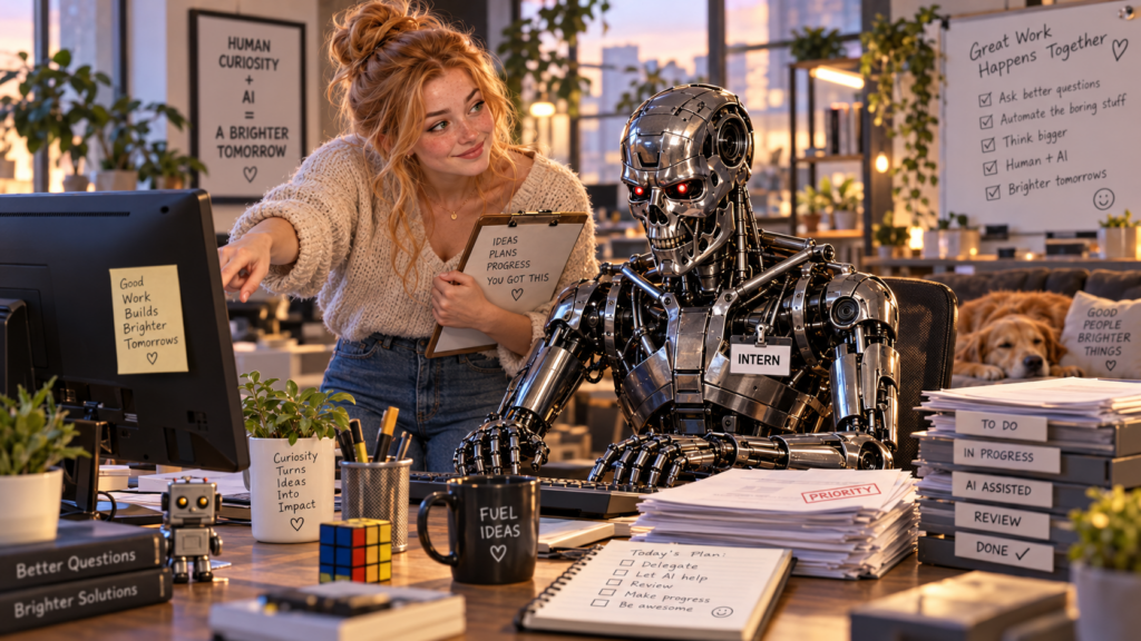 Human and AI Building Brighter Tomorrows