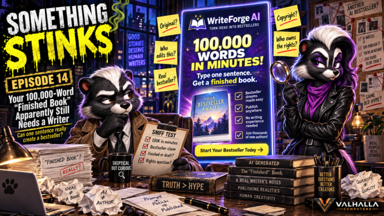 Something Stinks: Your 100,000-Word “Finished Book” Apparently Still Needs a Writer