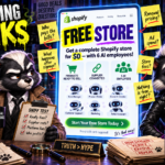 Something Stinks: Free Shopify Store, Six AI Employees, and You Pay Them $0? Somebody Is Paying Somewhere Something Stinks Free Store Investigation