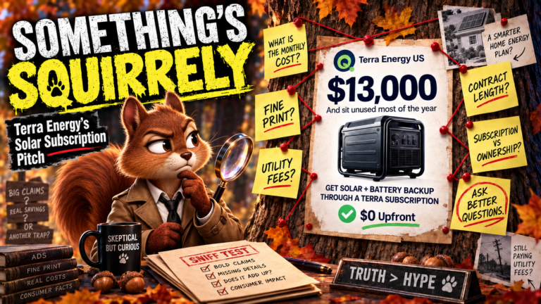 Something’s Squirrelly – Episode 1: When $0 Upfront Doesn’t Mean Free
