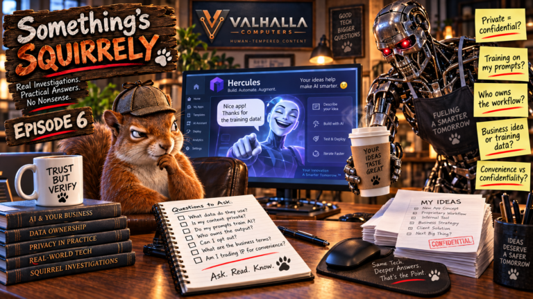 Something Squirrely — Episode 6: You Built a Proprietary App. So Why Is It Training Their AI?
