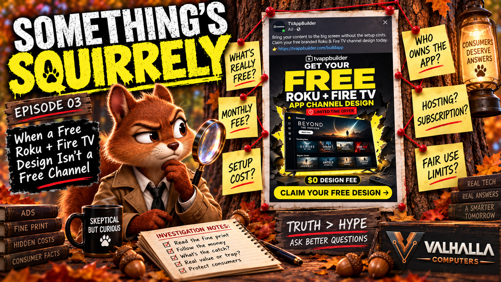 Squirrel Detective’s Freebie Investigation