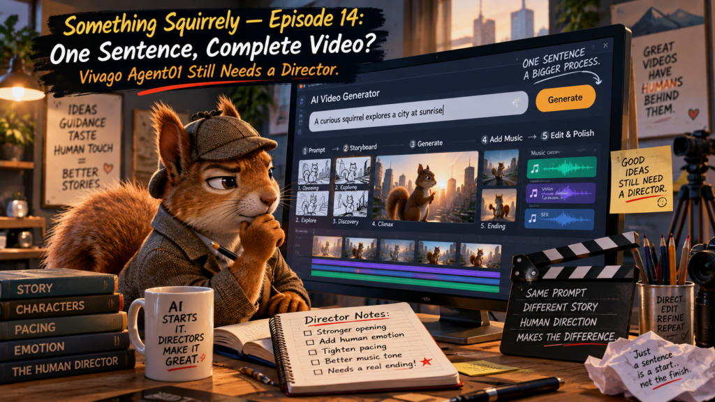Squirrel Director: One Sentence to Video